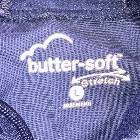 Navy Scrub Hoodie Size L - Picture 3 of 5